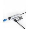 Kompakt USB-C Çoklu Port Hub Adaptörü
