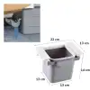 Sürgülü Mini Çöp Kovası 1 Adet Mutfak Ofis Banyo