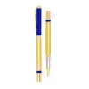 Şık Metal Roller Kalem 13.5 cm Lacivert Gold Detaylı