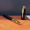 Şık Metal Siyah Roller Kalem Hediye Kutusu ile