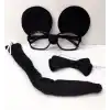 1 Adet Mickey Mouse Gözlüğü Papyonu Kuyruğu Seti
