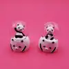 Sevimli Panda Tasarımlı Işıklı Kar Küresi 7 cm