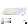 Kompakt Mini Klavye Beyaz 62 Tuş Türkçe Q