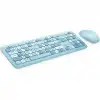 Ergonomik Mavi Klavye Mouse Seti - Windows ve Mac Uyumlu