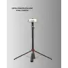 Selfie Çubuğu ve Tripod 2si 1 Arada Uzatılabilir