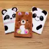 Şık Panda Tasarımlı Peluş Defter 21 cm x 15 cm