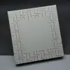 Şık Defter Kalem Seti Gri Desenli 1 Adet