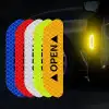 Kapı Stickerı Open Uyarılı 1 Adet (Araç Model)