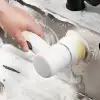 Kablosuz 1 Adet Seramik Şarjlı 5 Başlıklı Temizleme Fırçası