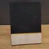 Şık Modern Çizgili Deri Defter 21 cm x 15 cm