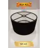 Modern Siyah Lambader Başlığı 35 cm E27 Duy Uyumlu