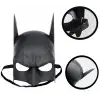 Maske Siyah Renk Çocuk Boy Arkadan Lastikli Batman si 20x14 cm