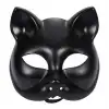 Maske Siyah Renk Lüks Kedi si 12x13 cm