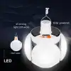 Pratik 5 Kanatlı Solar Kamp Lambası USB Şarjlı