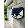 Hareket Sensörlü Solar LED Duvar Lambası 3 Modlu Dış Mekan
