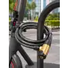Güçlü Motor Kilidi 2M Çelik Halat Motosiklet ve Bisiklet İçin