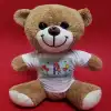 23 cm Atkılı Peluş Ayıcık Karışık Renkli