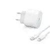 Type C Lightning Hızlı Şarj Seti 20W Pd Beyaz