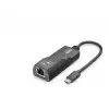 Gigabit Ethernet Adaptör Type C USB 3.0 Siyah 1 Adet