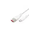 Yüksek Akım Destekli Micro USB Şarj Kablosu 1 Metre - Beyaz