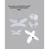 Modern Katlanabilir LED Ampül 60 Watt 6000 Lumen