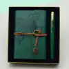 Defter Yeşil Renk Kalem Kutulu Set