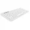 Ergonomik Beyaz Bluetooth Klavye K380 Şarj Edilebilir