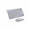 Kablosuz Ergonomik Klavye Mouse Seti Gri Renk