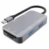 Kompakt 6 İn 1 USB-C Çoklayıcı HDMI Ethernet Adaptörü