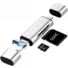 Kompakt Type-C Usb 3 İn 1 Kart Okuyucu