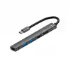 Kompakt 5 İn 1 Type-C Hub 4 USB 3.0 ve HDMI Çıkışı