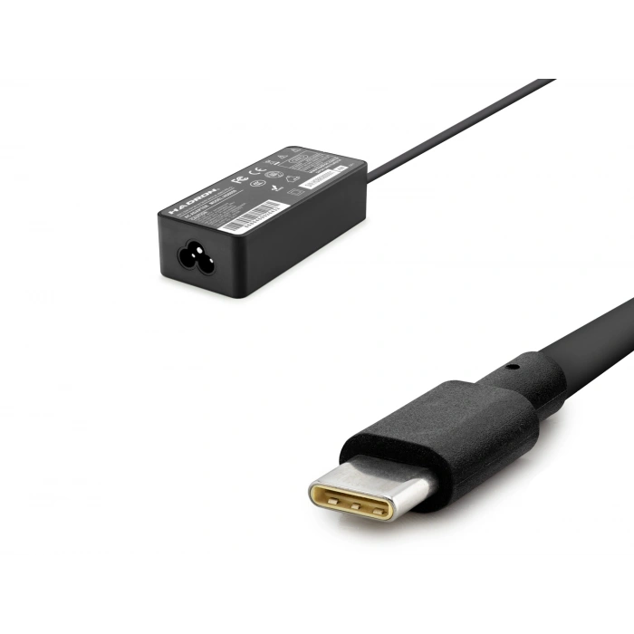 20V 3.25A 65W Laptop Adaptörü - Type-C - Asus Dell Uyumlu - Siyah HD8858