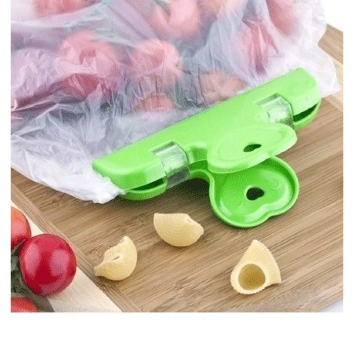 Kilitli Klips Mandal 2 Adet Pratik Torba Paket ve Poşet Kapatıcı