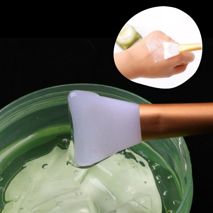 Krem Spatulası 2 Adet Silikon Temizlemesi Kolay Kullanılabilen Yüz Cilt Bakımı Maske