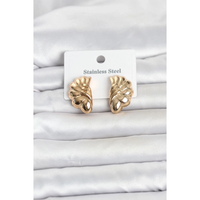 316L Çelik Gold Renk Vintage Model Kadın Küpe TJ-BKP11813