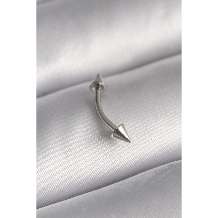 316L Çelik Gümüş Renk Çivi Model Piercing TJ-PR1364