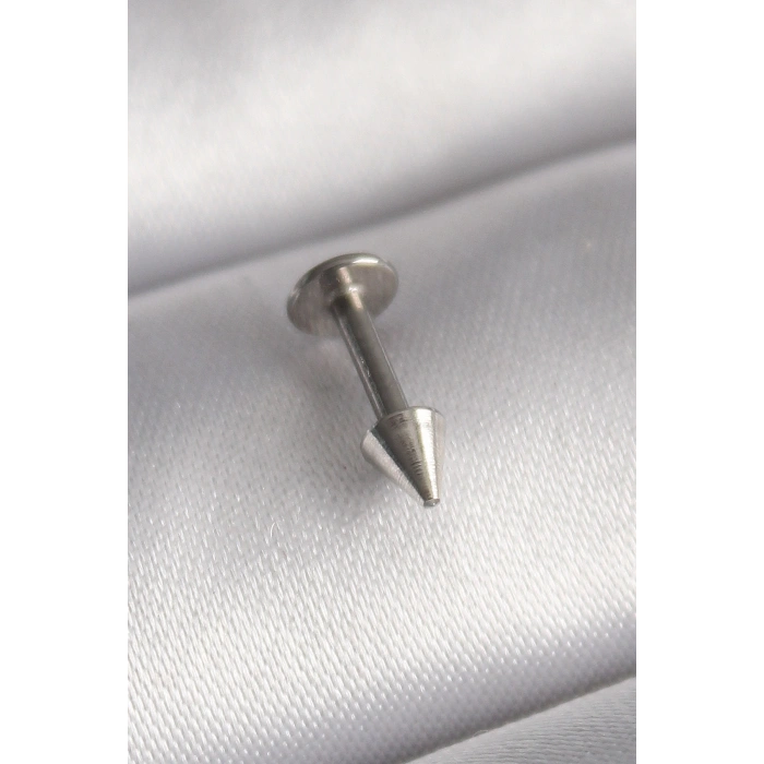 316L Çelik Gümüş Renk Çivi Model Piercing TJ-PR1370
