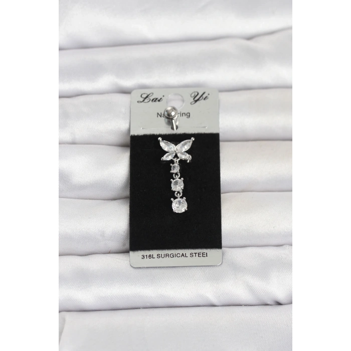 316L Cerrahi Çelik Sallantılı Model Göbek Piercing TJ-PR1409