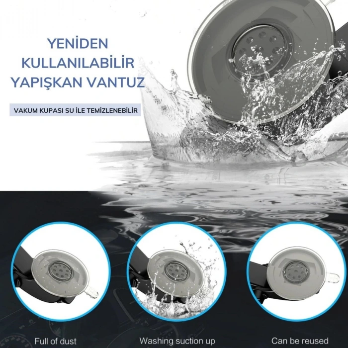Telefon Standı 360 Derece Dönen Torpido Üstü Uzunluk Ayarlamalı Vantuz Tabanlı Teleskopik Araç