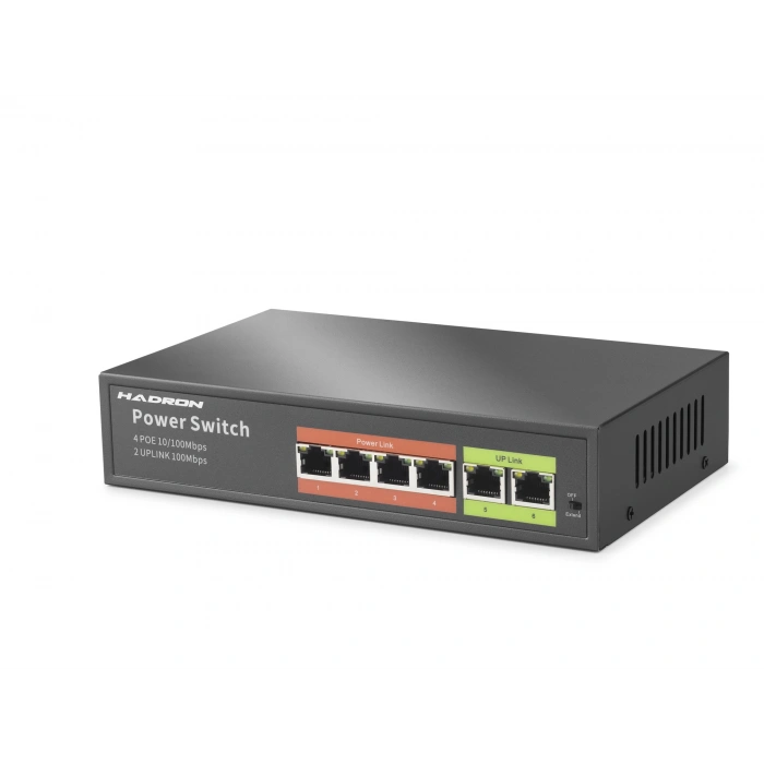 Aı Poe Switch 4 Port 2 Uplink 45W HDX1440