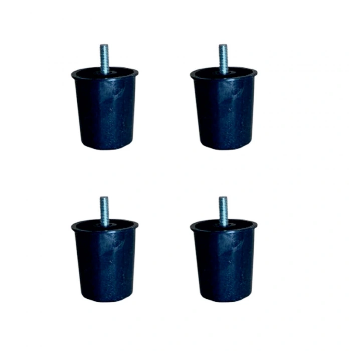 Baza Plastik Ayak - 58MM - Siyah M.8 HKS276 - 4 Adet