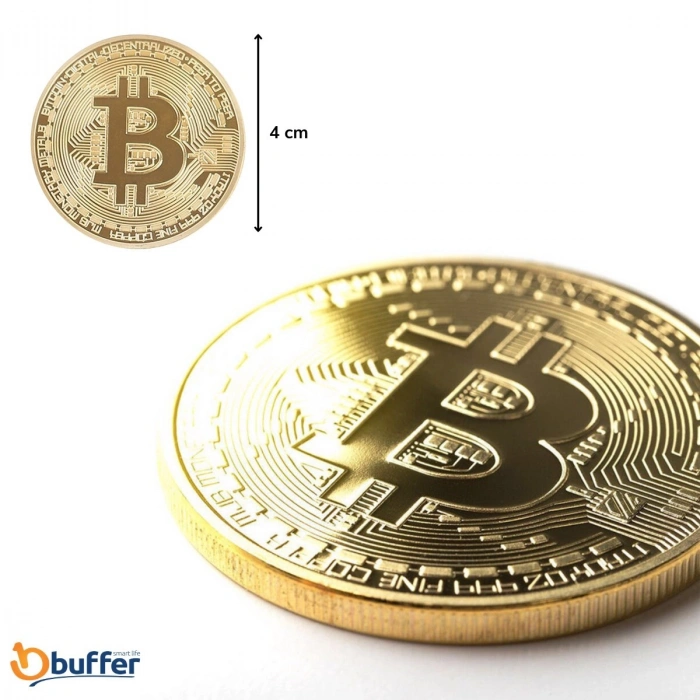 Hediye Sikke Para Bitcoin Madeni Hatıra Parası Madeni Bitcoin