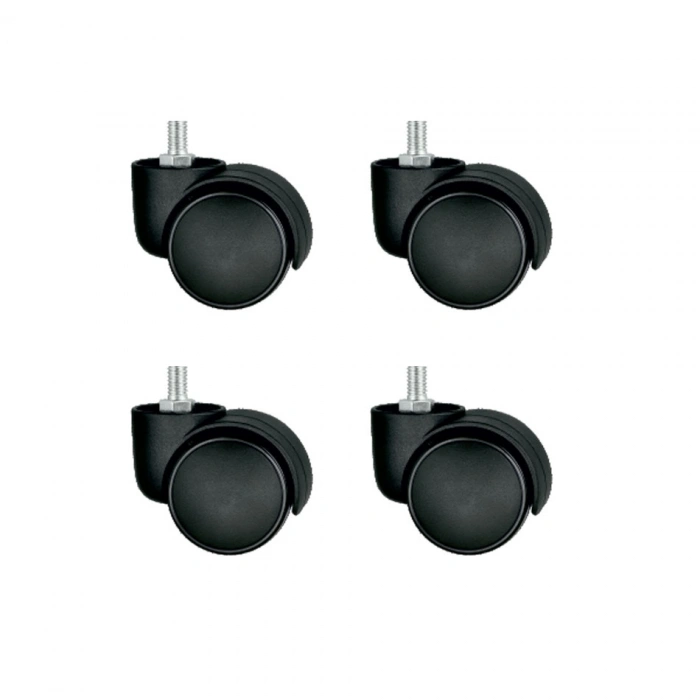 Bürosit Plastik Vidalı Teker - 50MM HKS152 - 4 Adet