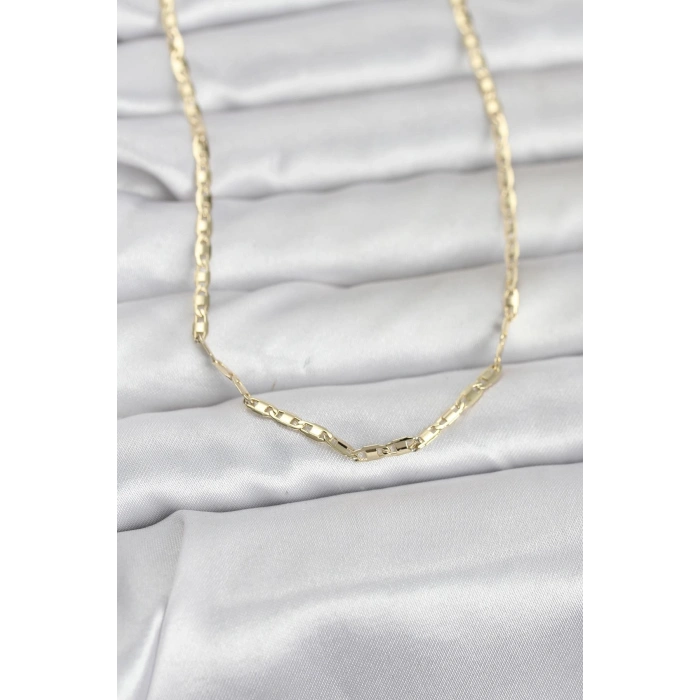 CM 14K Gold Renk Gemici Zincir Model 60 cm Kadın Kolye TJ-BKO10968
