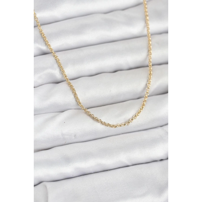 CM 14K Gold Renk Halka Model 60 cm Kadın Kolye TJ-BKO10930