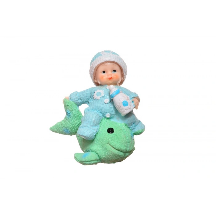 Biblo Decotown Hediyelik Bebek Polyester Süs Eşyası Mavi