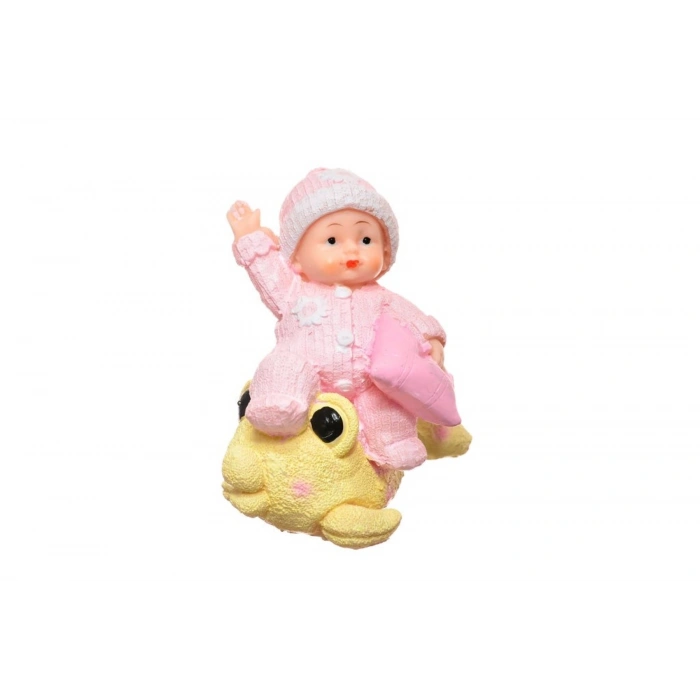 Biblo Decotown Hediyelik Bebek Polyester Süs Eşyası Pembe