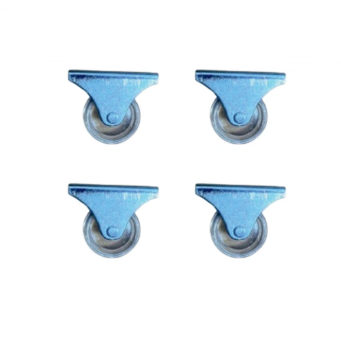 Furç Sabit Teker - 32MM - Şeffaf HKS236 - 4 Adet