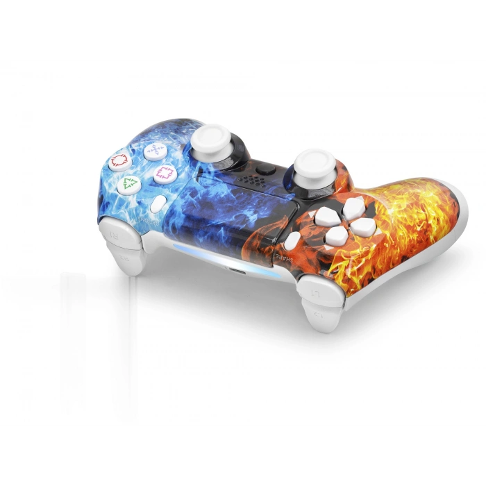 Gamepad Ps4 Uyumlu - Kırmızı Mavi ND400AM
