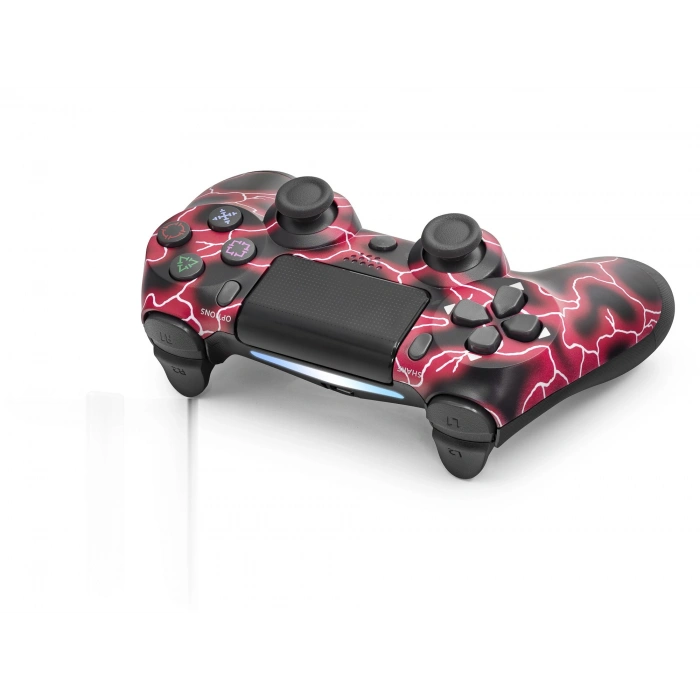 Gamepad Ps4 Uyumlu - Kırmızı Siyah ND400P